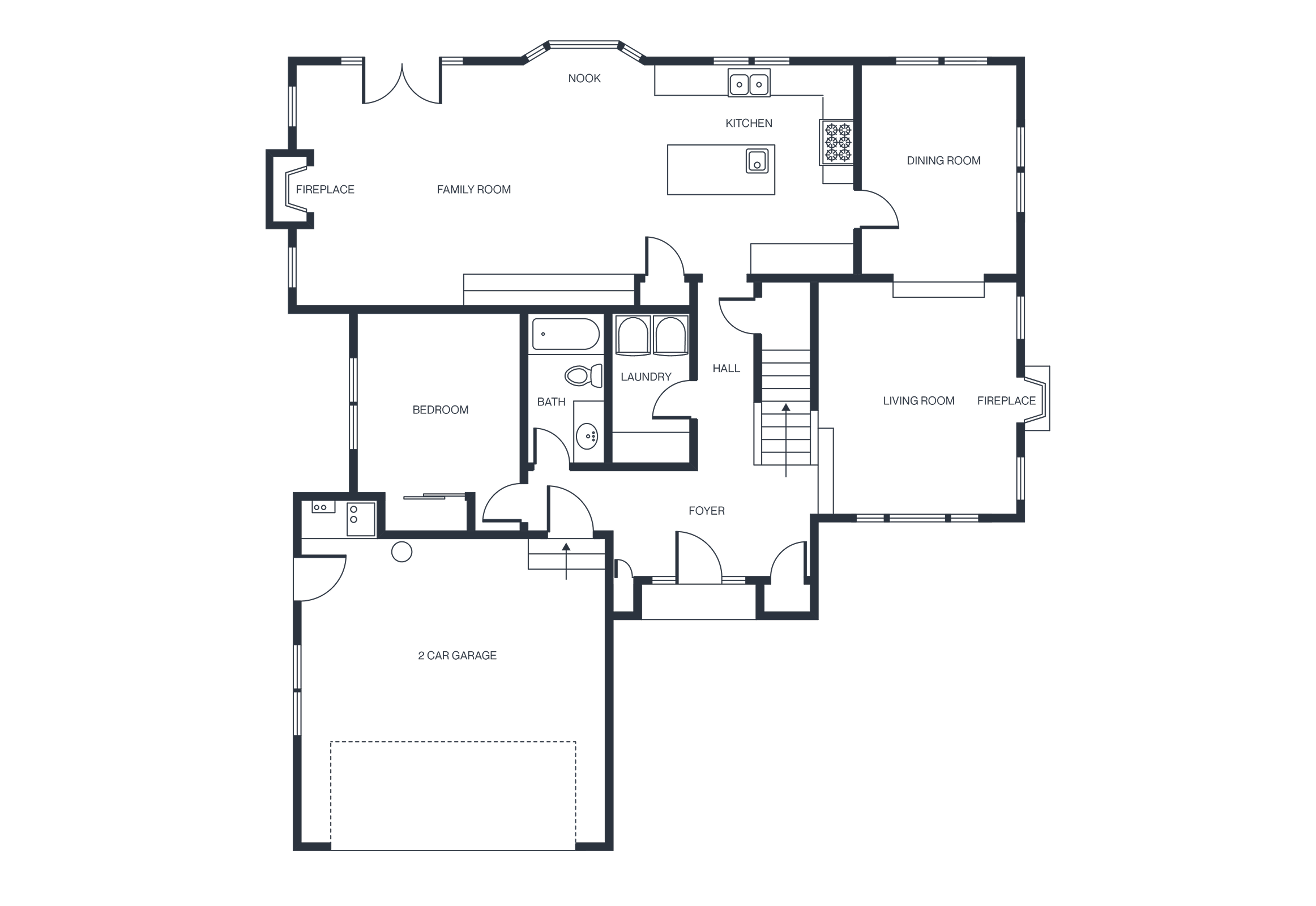 776 Cambridge Floor Plan, First Floor